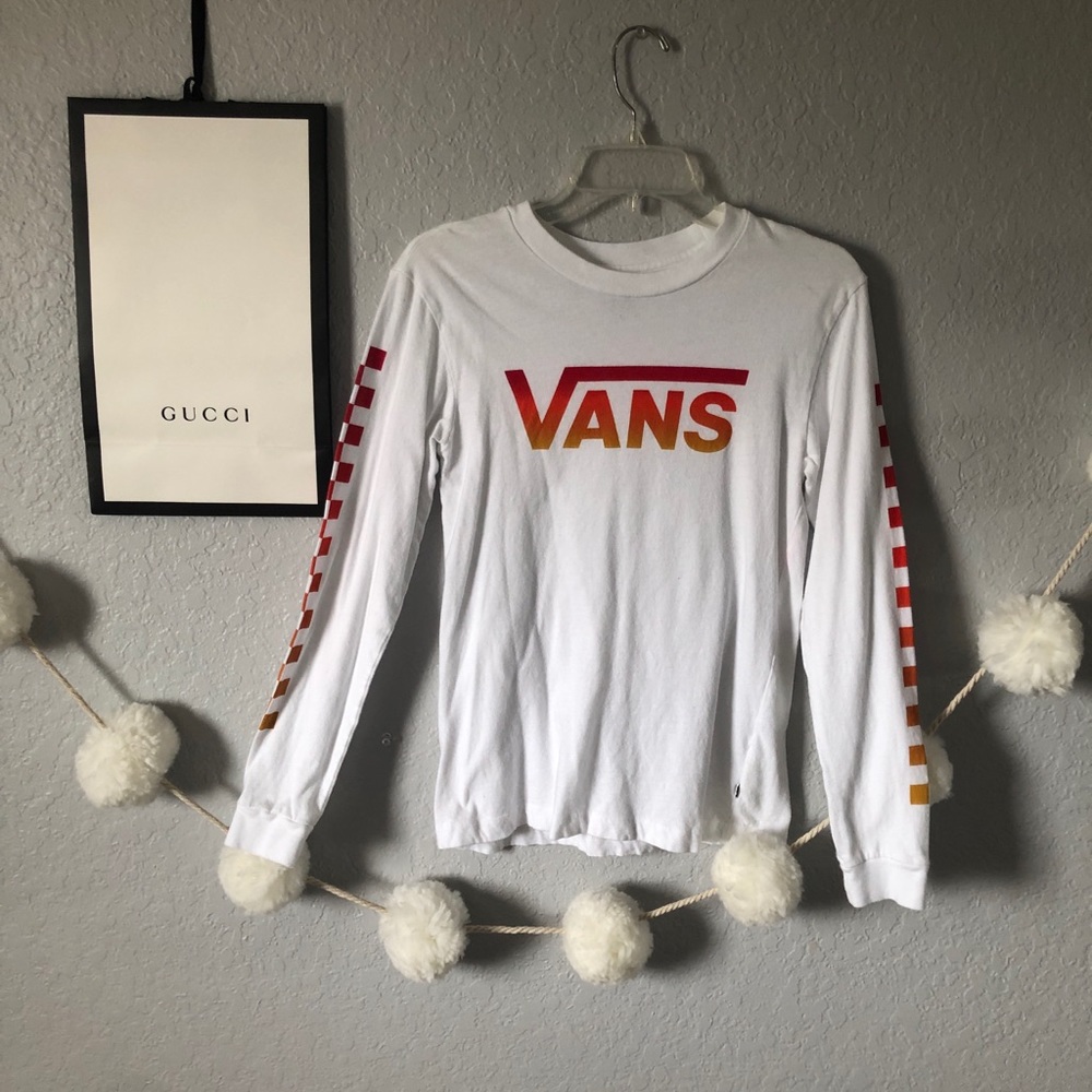 vans long sleeve shirt